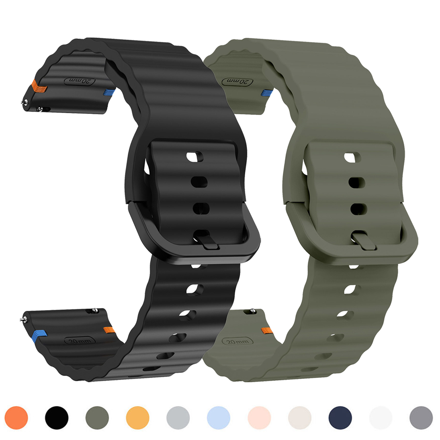 A1 Watches & Jewelry New York Photos - 22mm Silikon Bilek Kayışı Xiaomi İzle