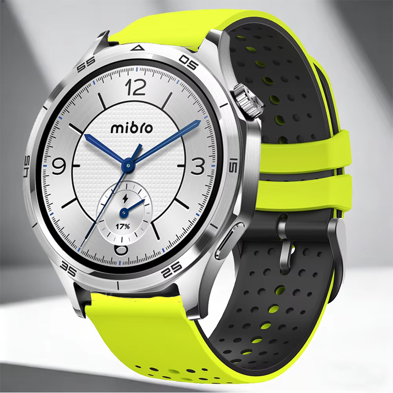 A1 Watches & Jewelry New York Photos - 22mm İki Renkli Silikon Kordon Mibro