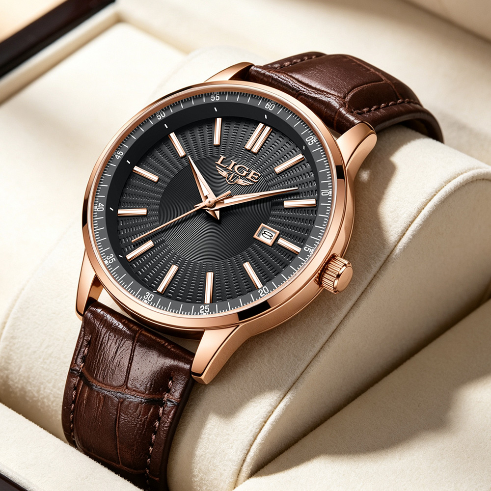 Jewelry Inspired Watches - LIGE Üst Düzey Marka Lüks Erkek