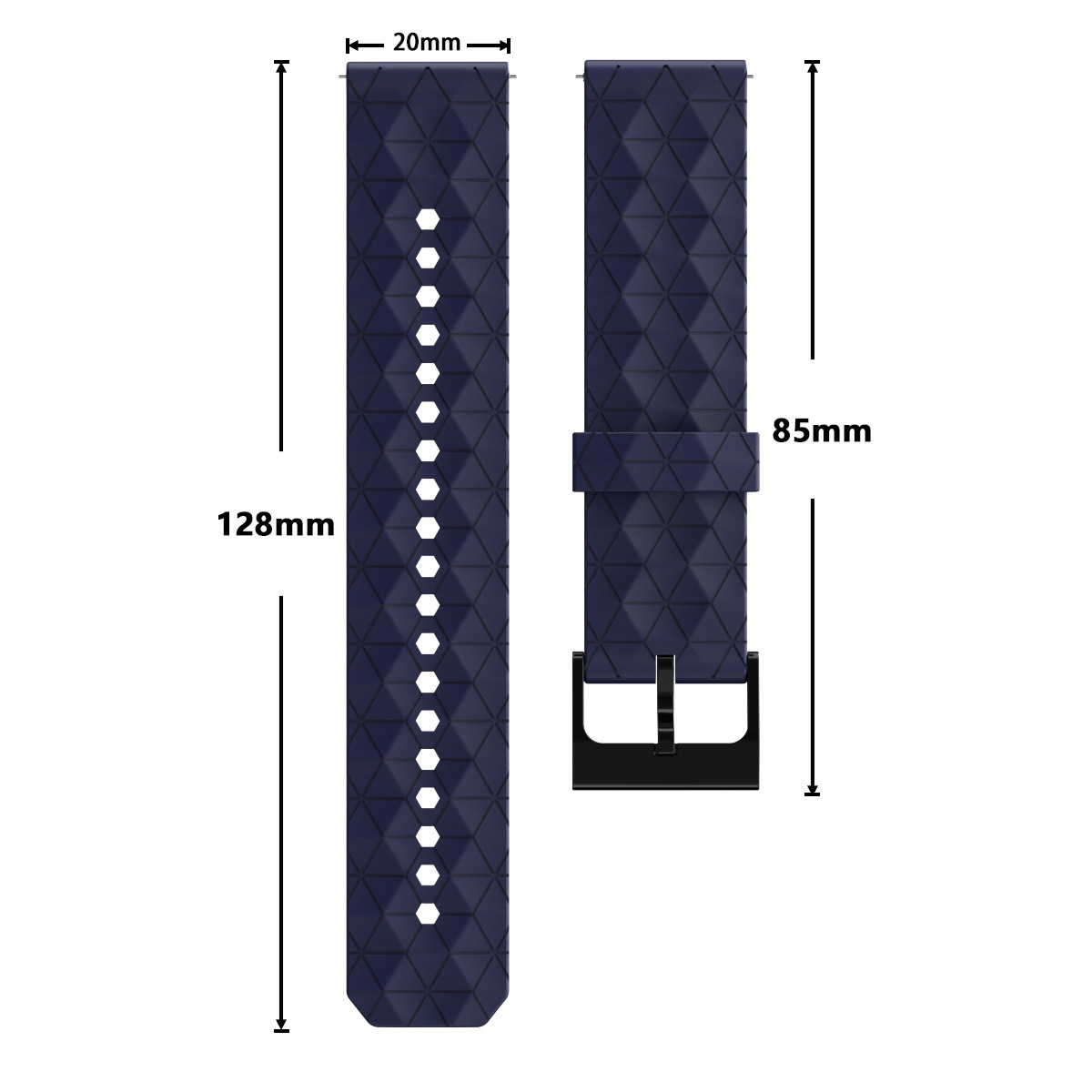 20/22mm Silikon saat kayışı Mi - A1 Watches & Jewelry New York Photos incelemesi ve fiyatı