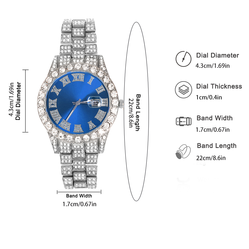 3 adet Hip-Hop İzle Takı Seti  - Jewelry Watches For Men incelemesi ve fiyatı