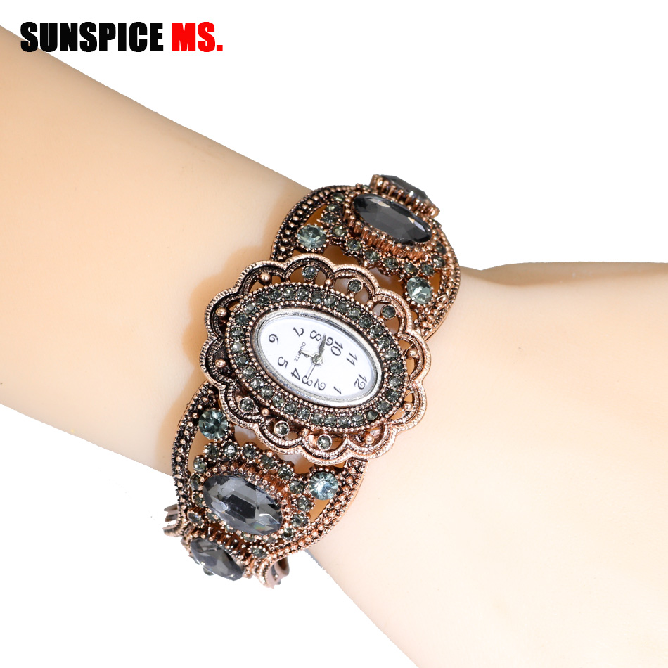 SUNSPICE-MS kuvars kol saati R - Indian Jewelry Watches incelemesi ve fiyatı