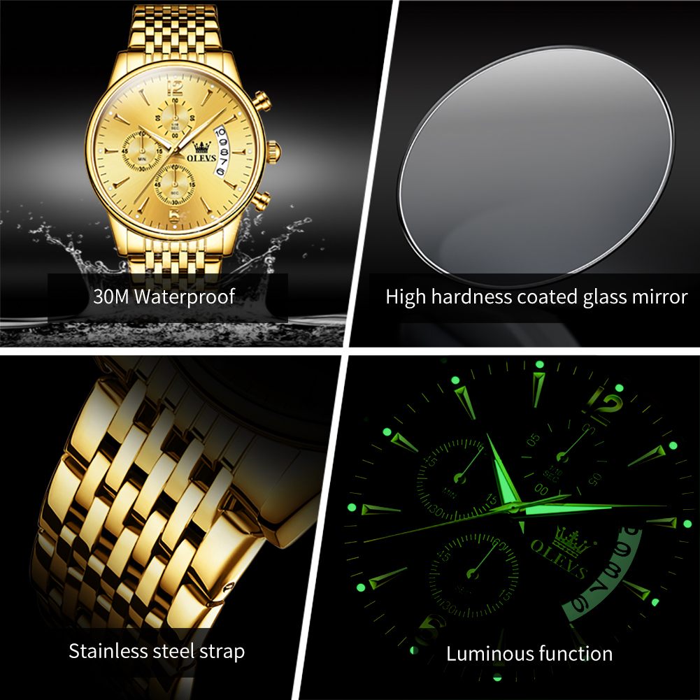 OLEVS Marka Lüks Altın Quartz  - Jewelry Inspired Watches incelemesi ve fiyatı