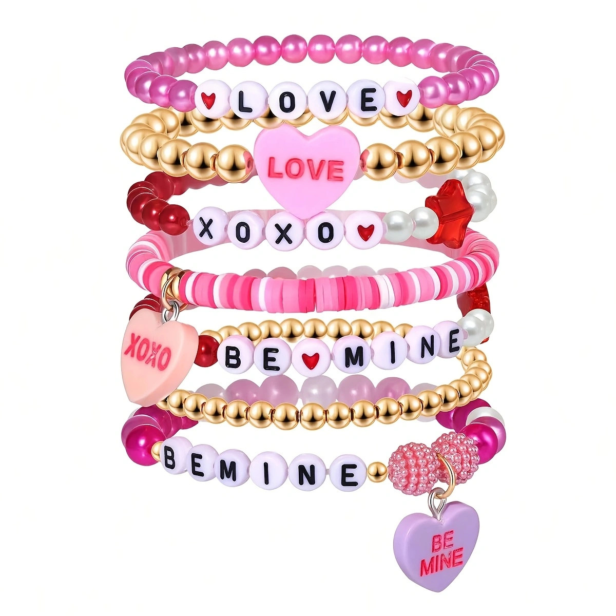 500/250 adet 7mm Pembe Harf, S - Jewelry Quotes incelemesi ve fiyatı