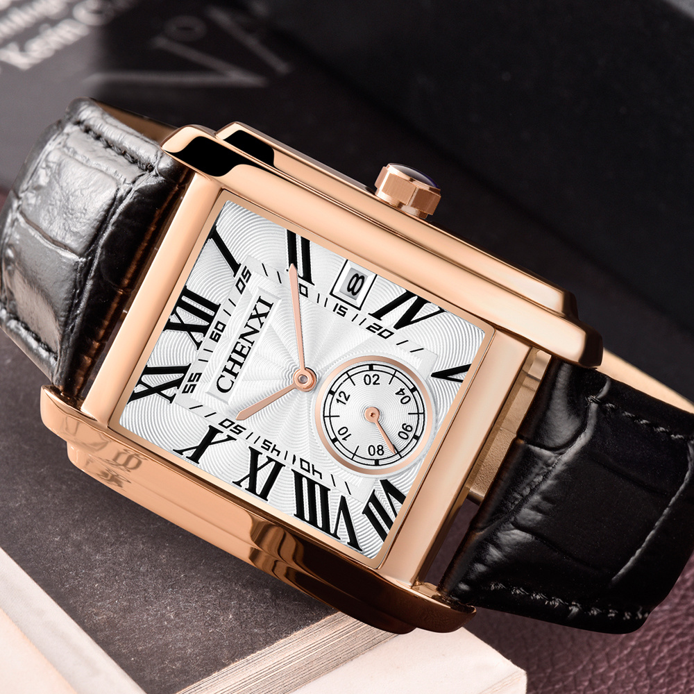 CHENXI 8216 Moda Klasik Kare K - Jewelry Inspired Watches incelemesi ve fiyatı