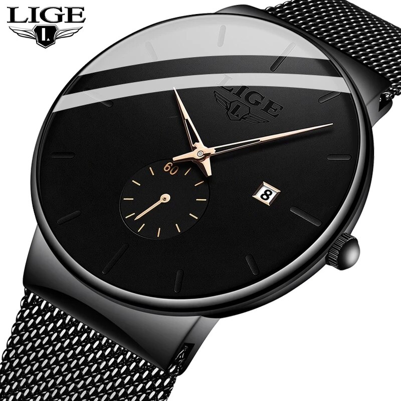 LIGE moda Mens saatler üst mar - Jewelry Inspired Watches incelemesi ve fiyatı