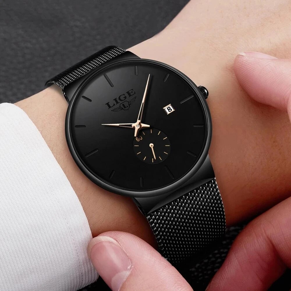 LIGE moda Mens saatler üst mar - Jewelry Inspired Watches incelemesi ve fiyatı