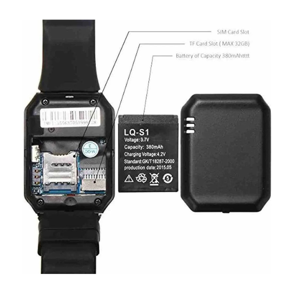 380mAh LQ-S1 LQS1 Pil 3.7V Akı - A1 Watches & Jewelry New York Photos incelemesi ve fiyatı