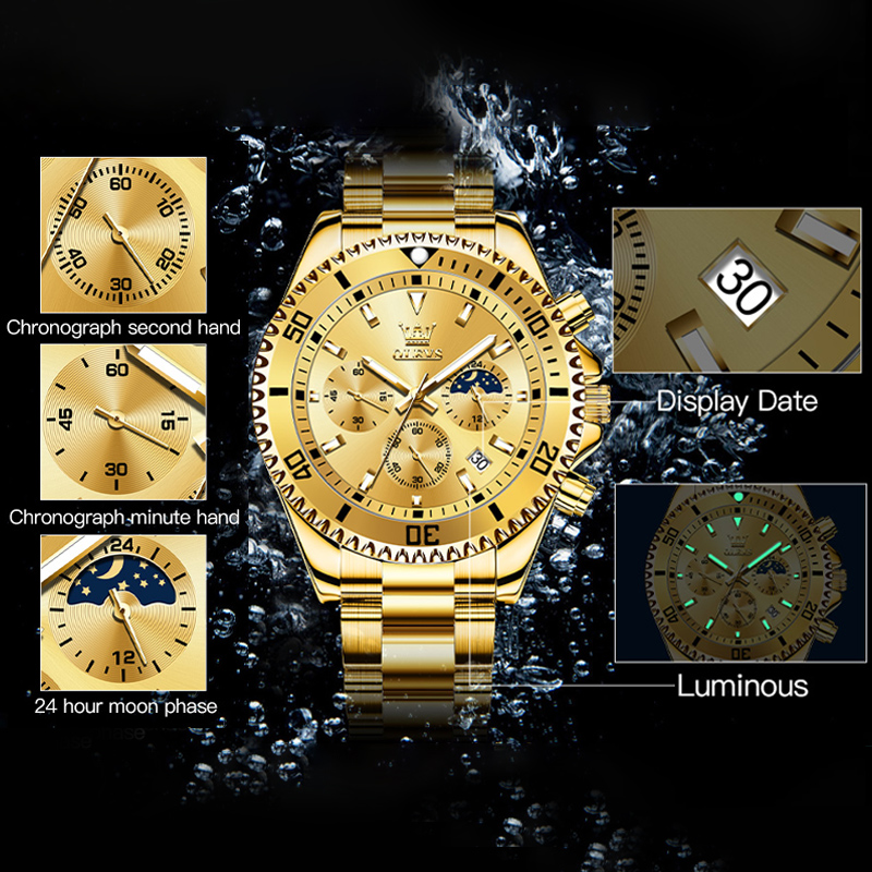 OLEVS 2870 erkek saati üst mar - Jewelry Inspired Watches incelemesi ve fiyatı